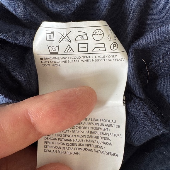 Old Navy Aztec Print Maxi Skirt Navy XL Bohemian Elastic Waist Unlined Festival - Picture 6 of 12